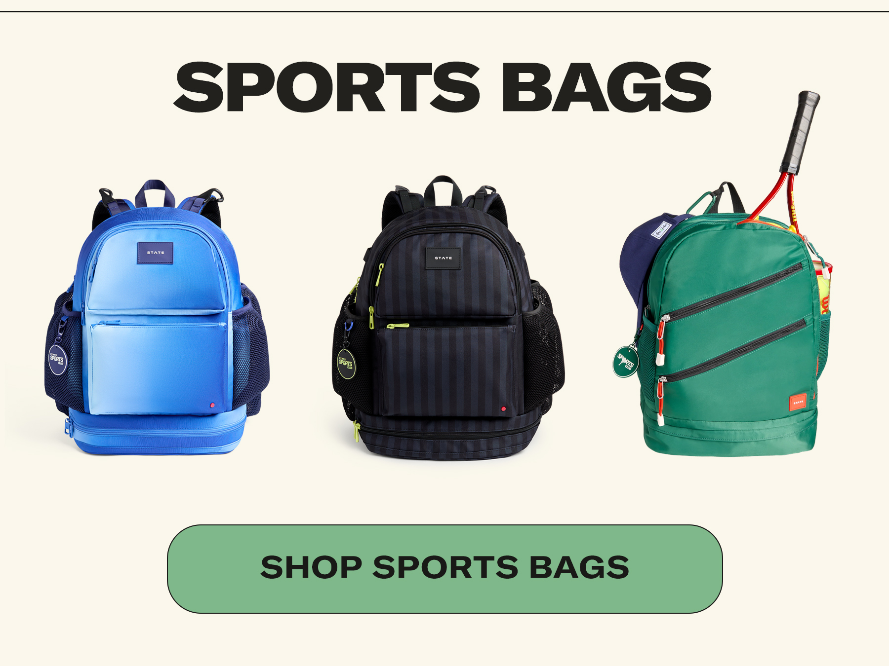 SHOP SPORTS BAGS