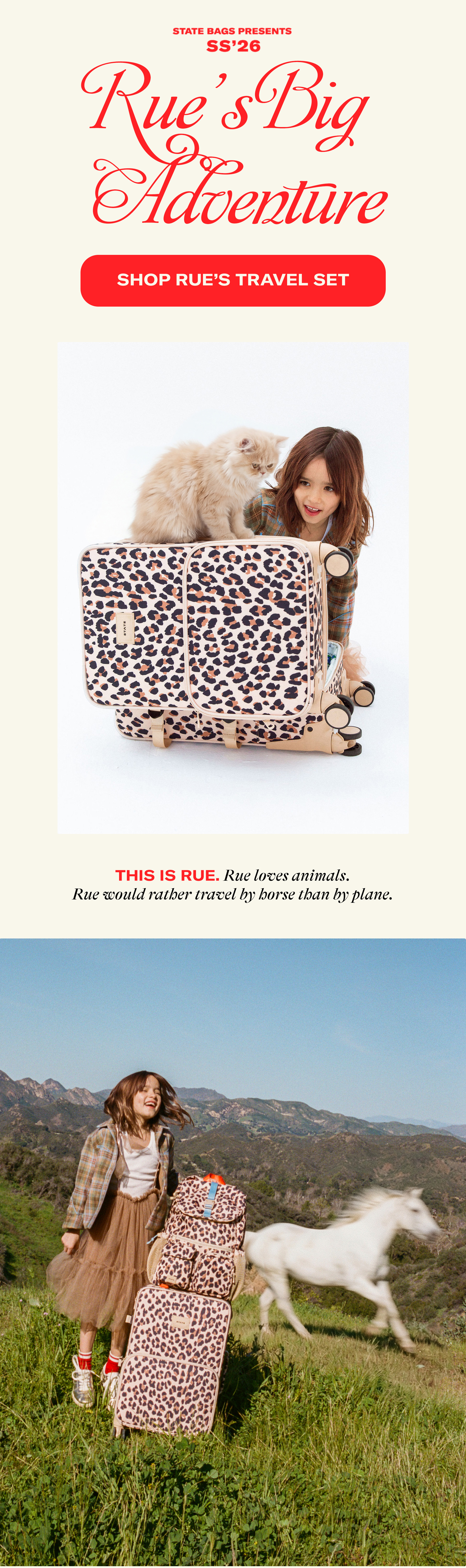 Rue's Big Adventure Shop Rue's Travel Set