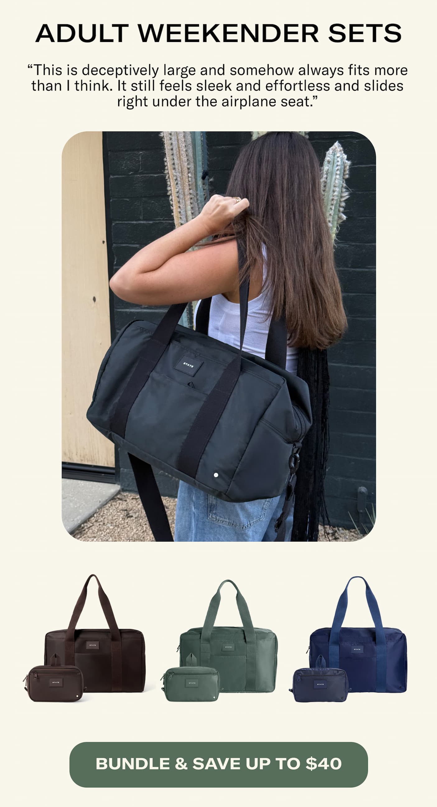 Adult Weekender Sets