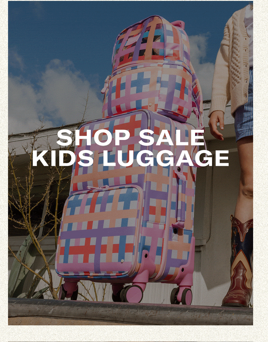 up to 70% off kids luggage