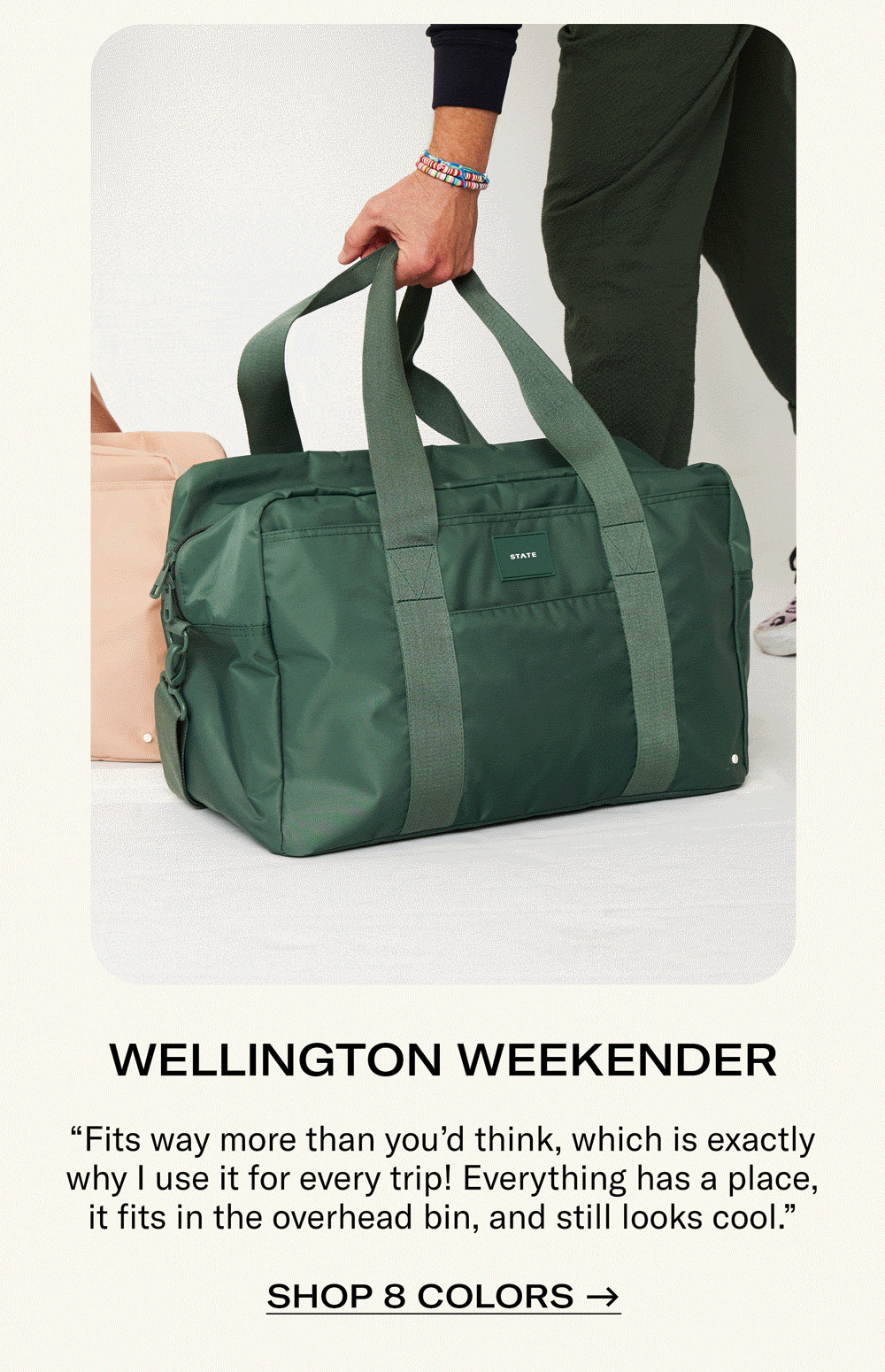 Shop Wellington Weekender Olive