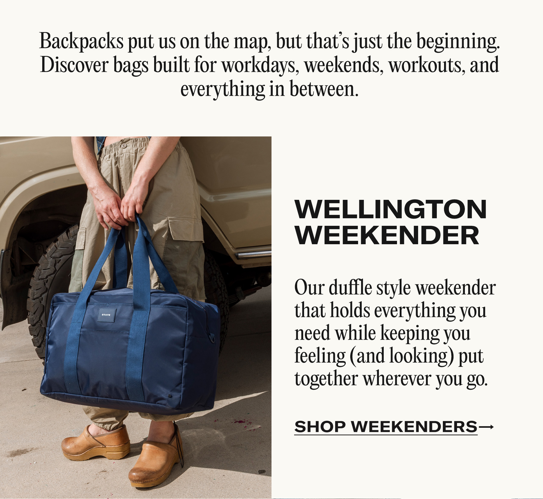 the wellington weekender