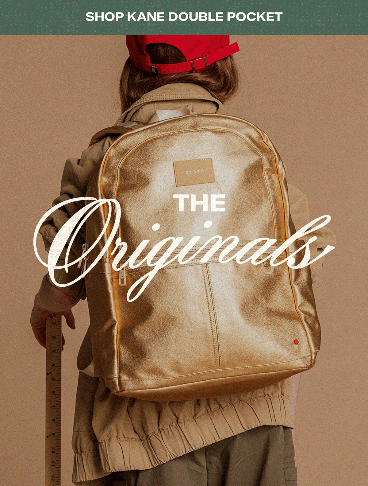 SHOP Kane Double Pocket Large Backpack