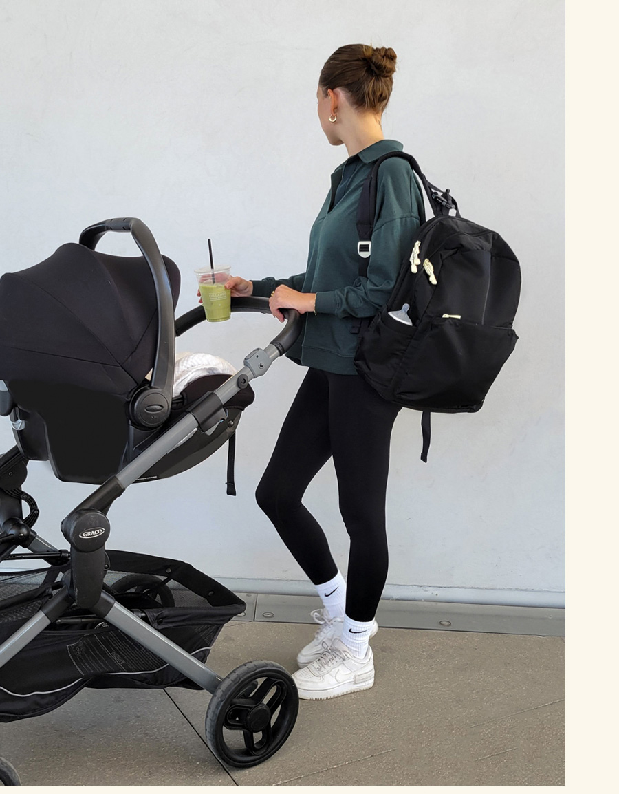 Lorimer Diaper Bag Black