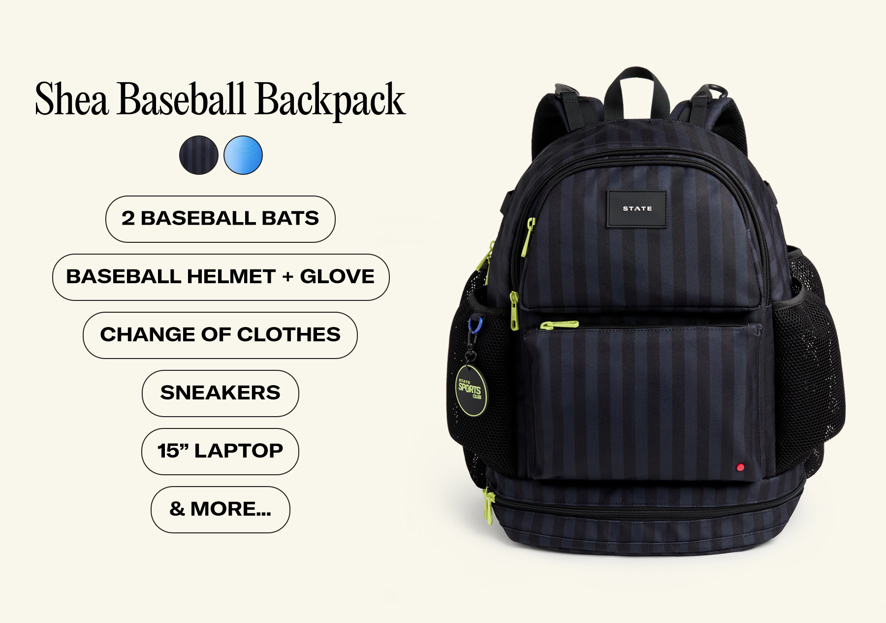 Shea Baseball Backpack