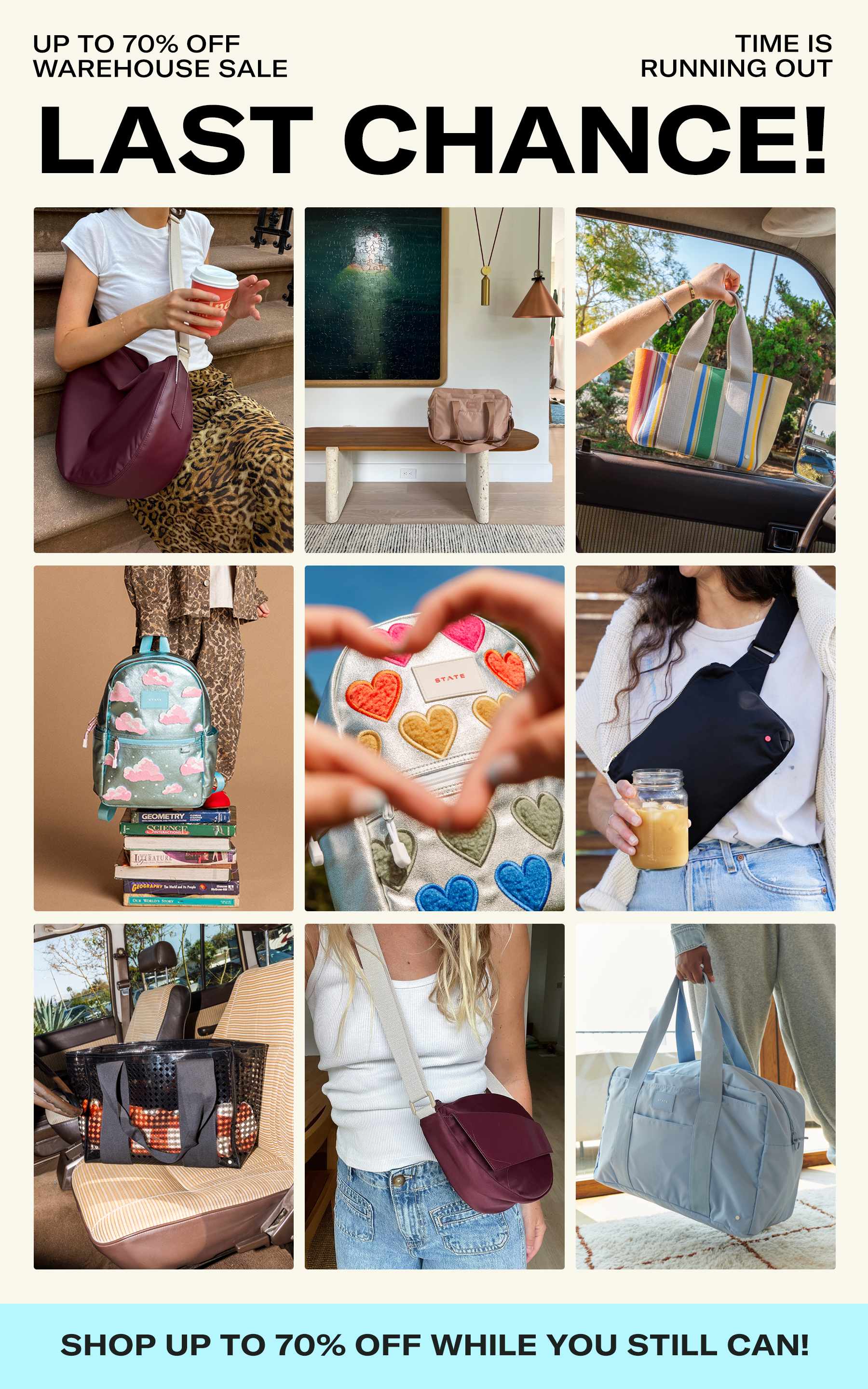 LAST CHANCE Winter Warehouse Sale