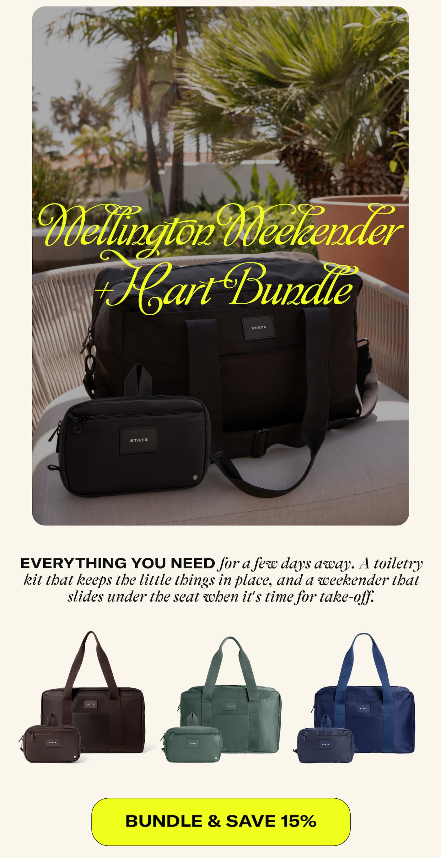Shop the Wellington Weekender + Hart Bundle