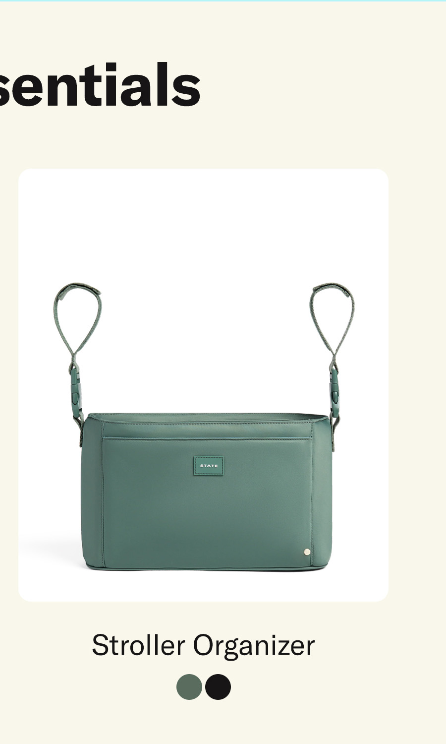 STATE Bags Stroller Organizer Olive