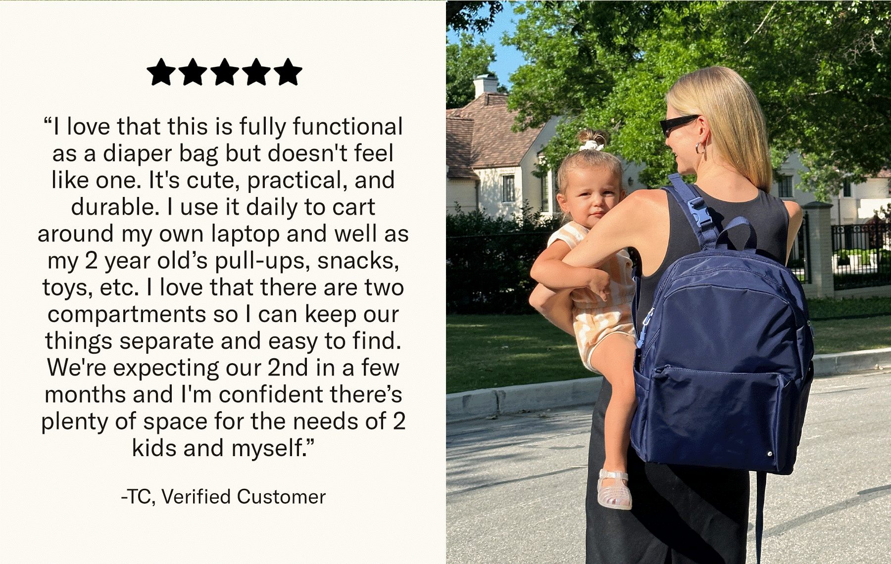 Lorimer Diaper Backpack Navy