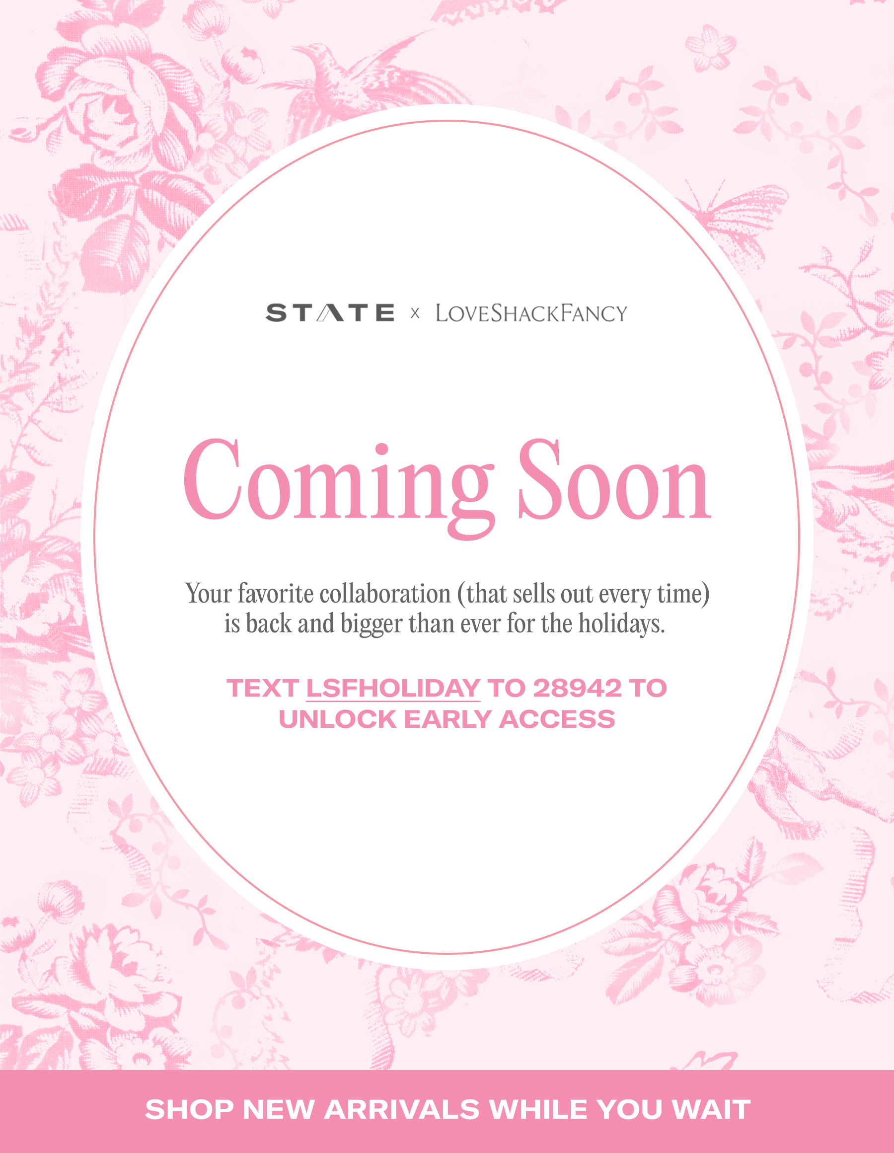 STATE x LoveShackFancy coming soon