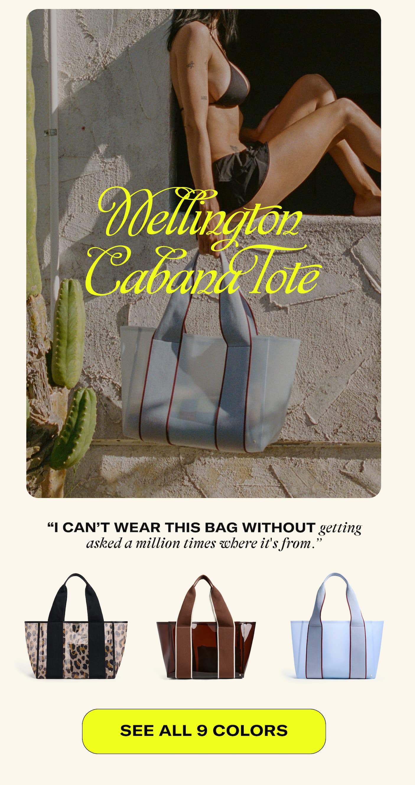 Shop Wellington Cabana Tote 