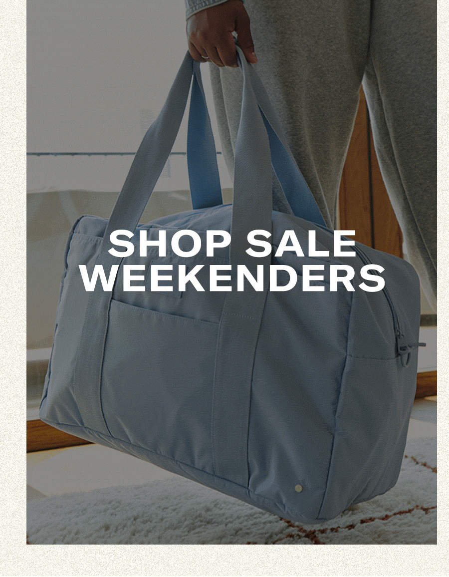up to 70% off weekenders