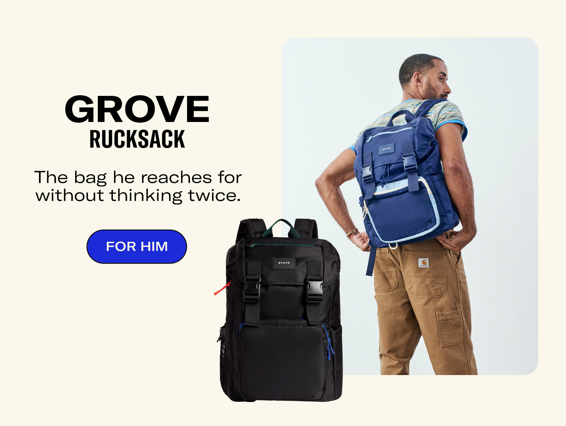 Grove Rucksack for him