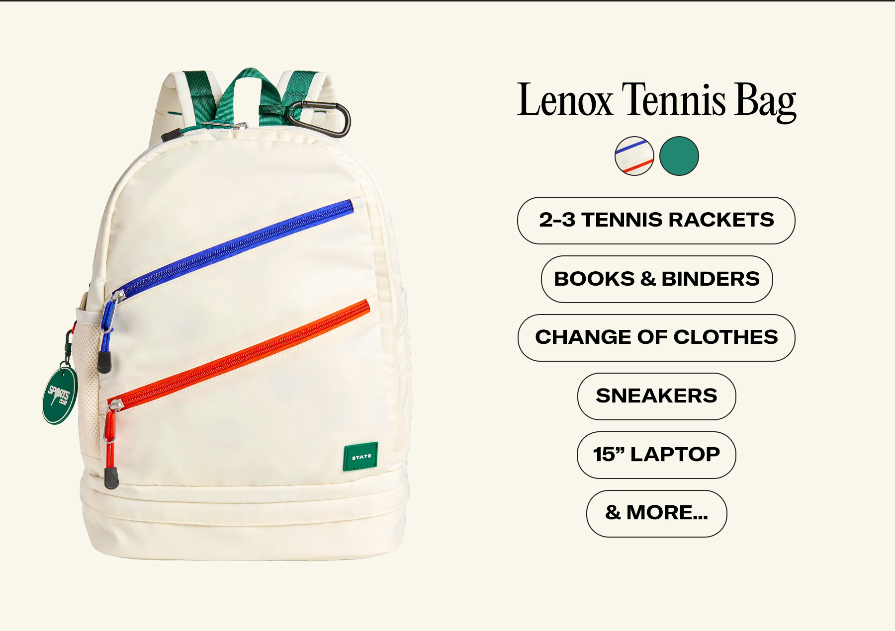Lenox Tennis Bag