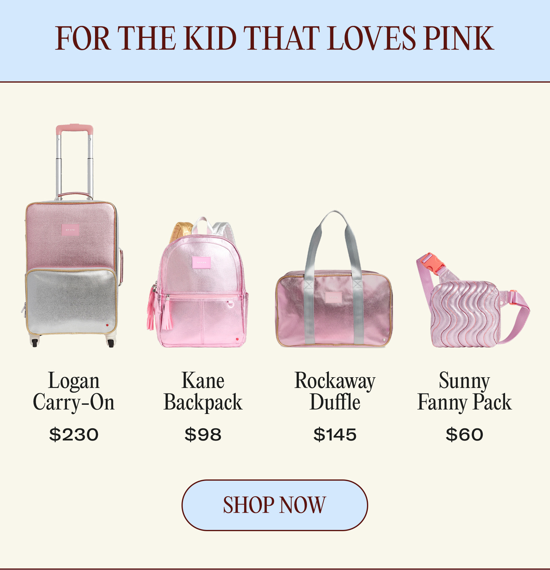 For the kid that loves pink