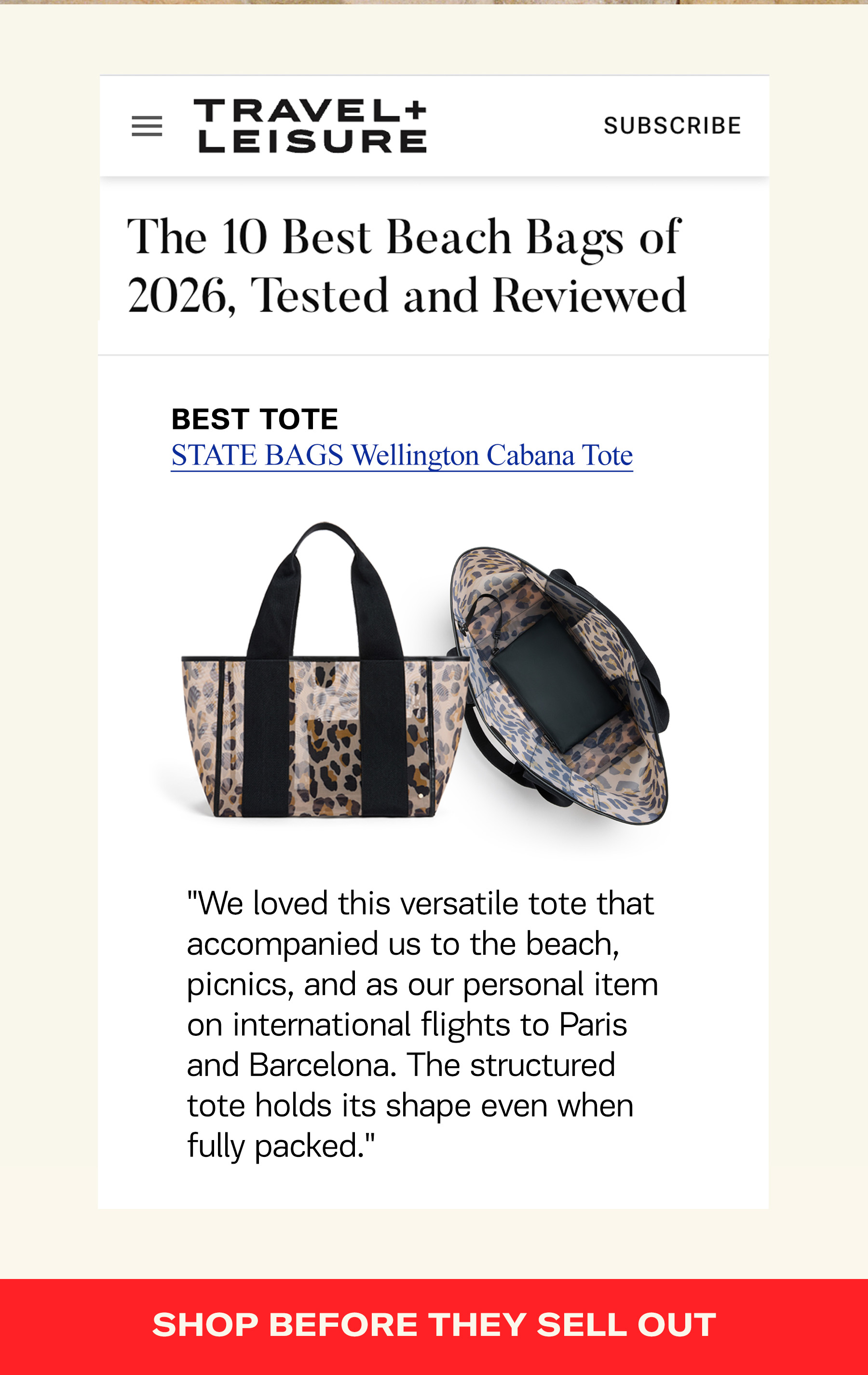 Shop before they sell out