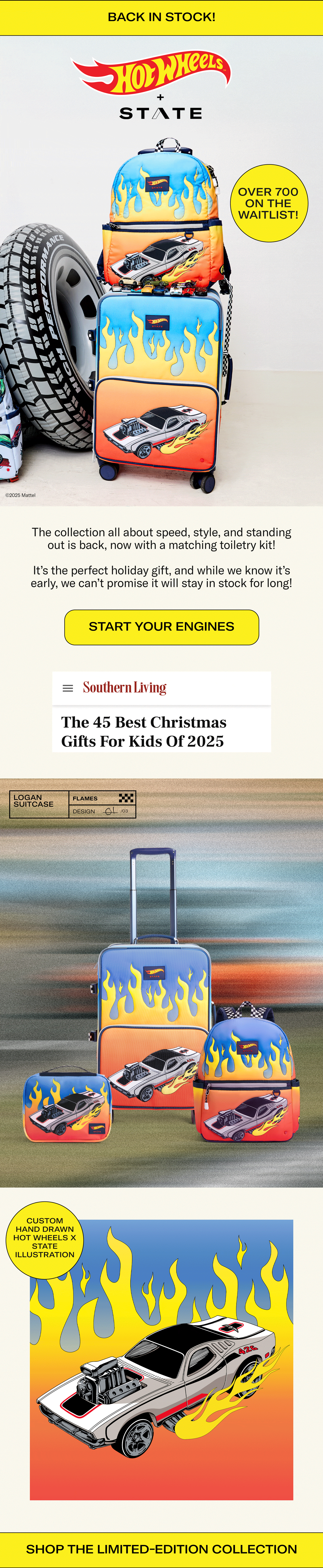 Back in stock! STATE x Hot Wheels 