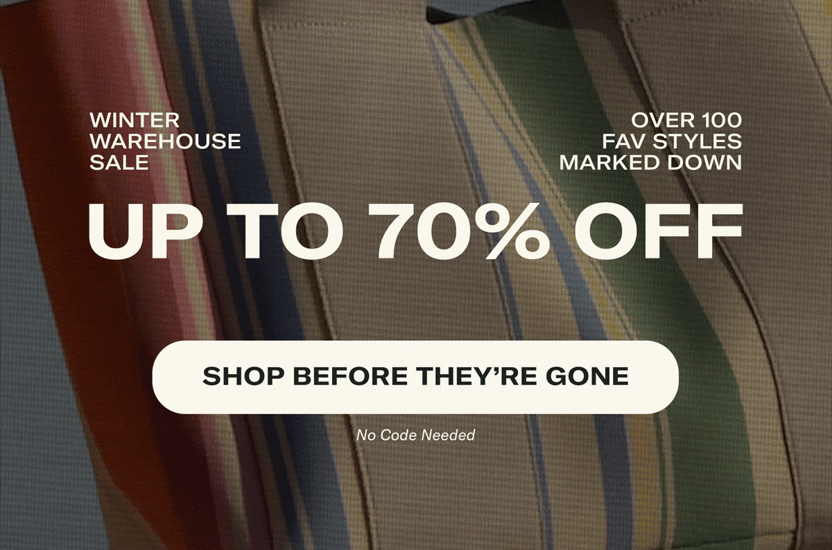 Up to 70% off winter warehouse sale