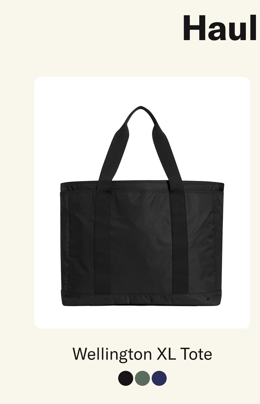 STATE Bags Wellington XL Tote Black