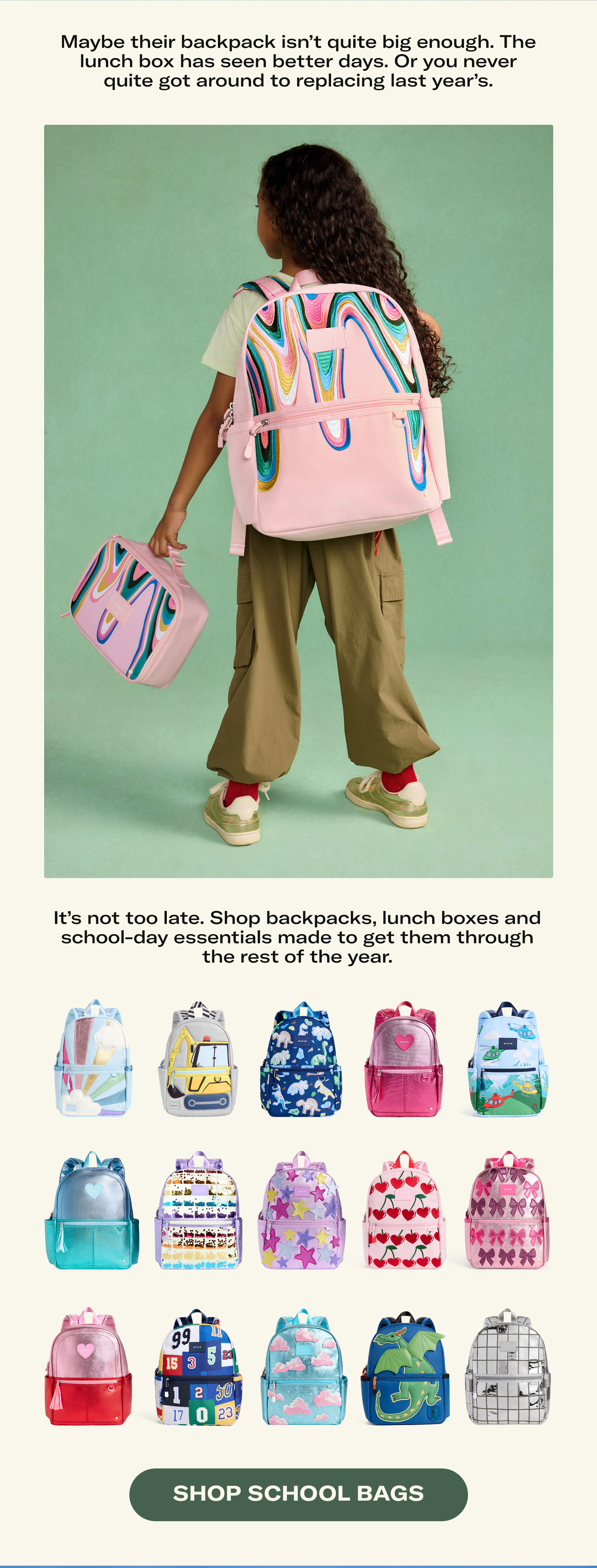 SHOP BACKPACKS