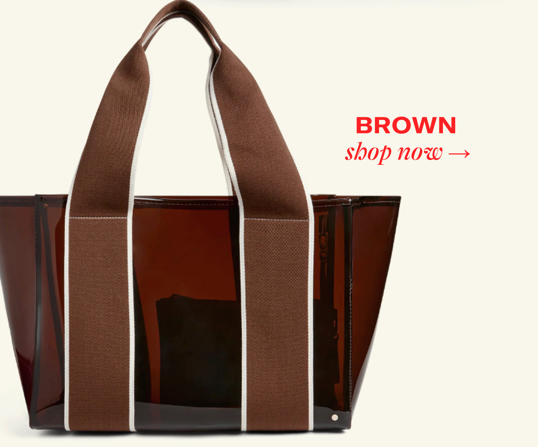 Shop Wellington Cabana Tote Brown