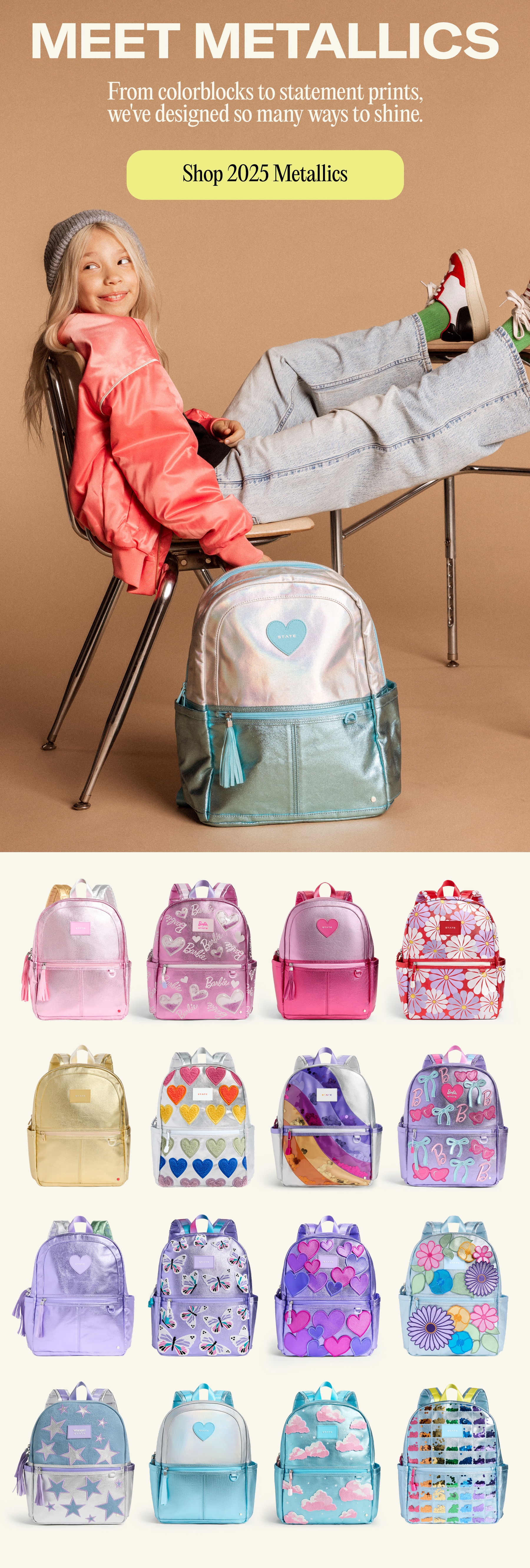 MEET Metallics: From colorblocks to statement prints