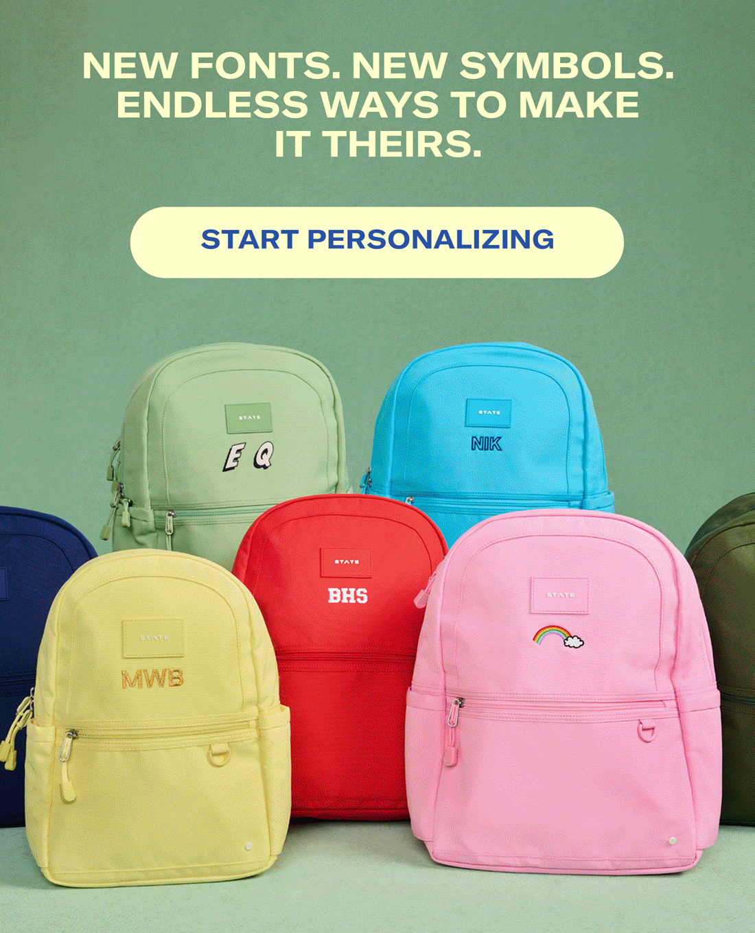 START PERSONALIZING