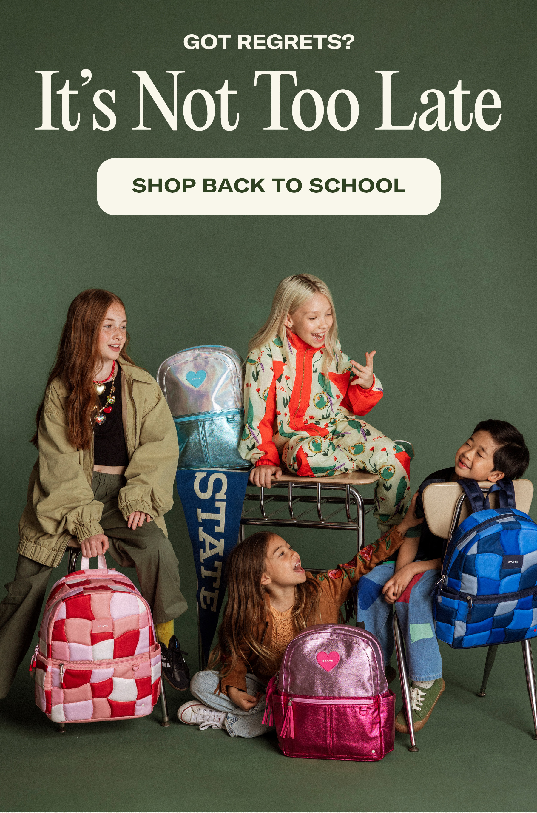 Got regrets? it's not too late