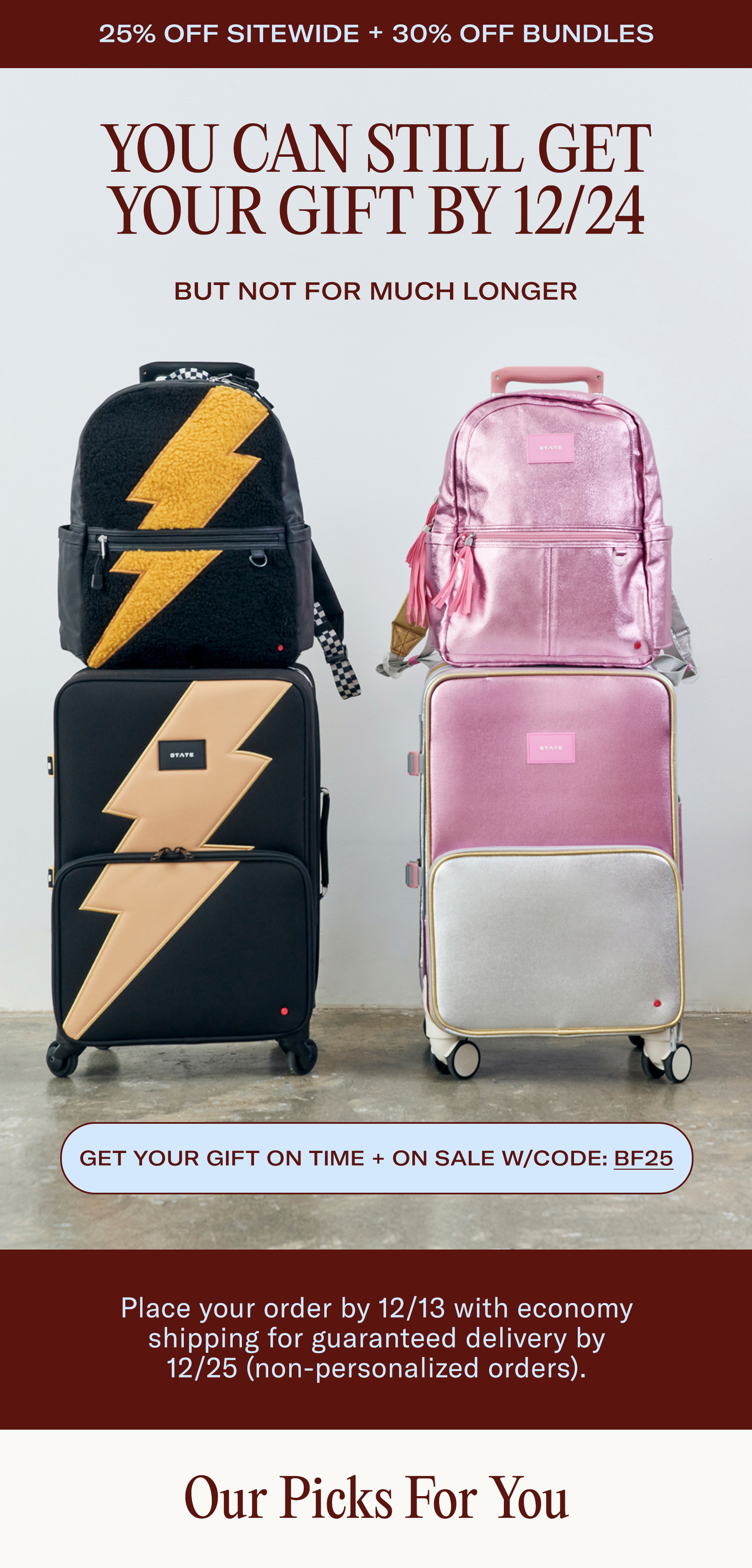 You can still get your gift by 12/24