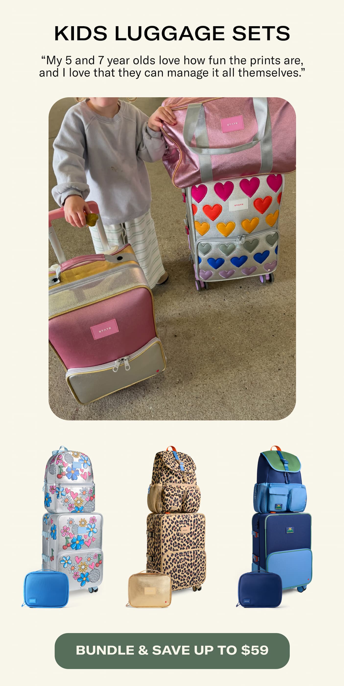 Shop Kids Luggage Sets