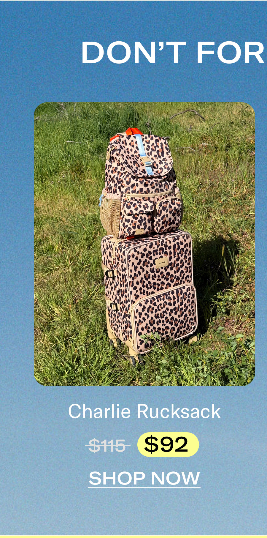 Charlie Rucksack SHOP NOW
