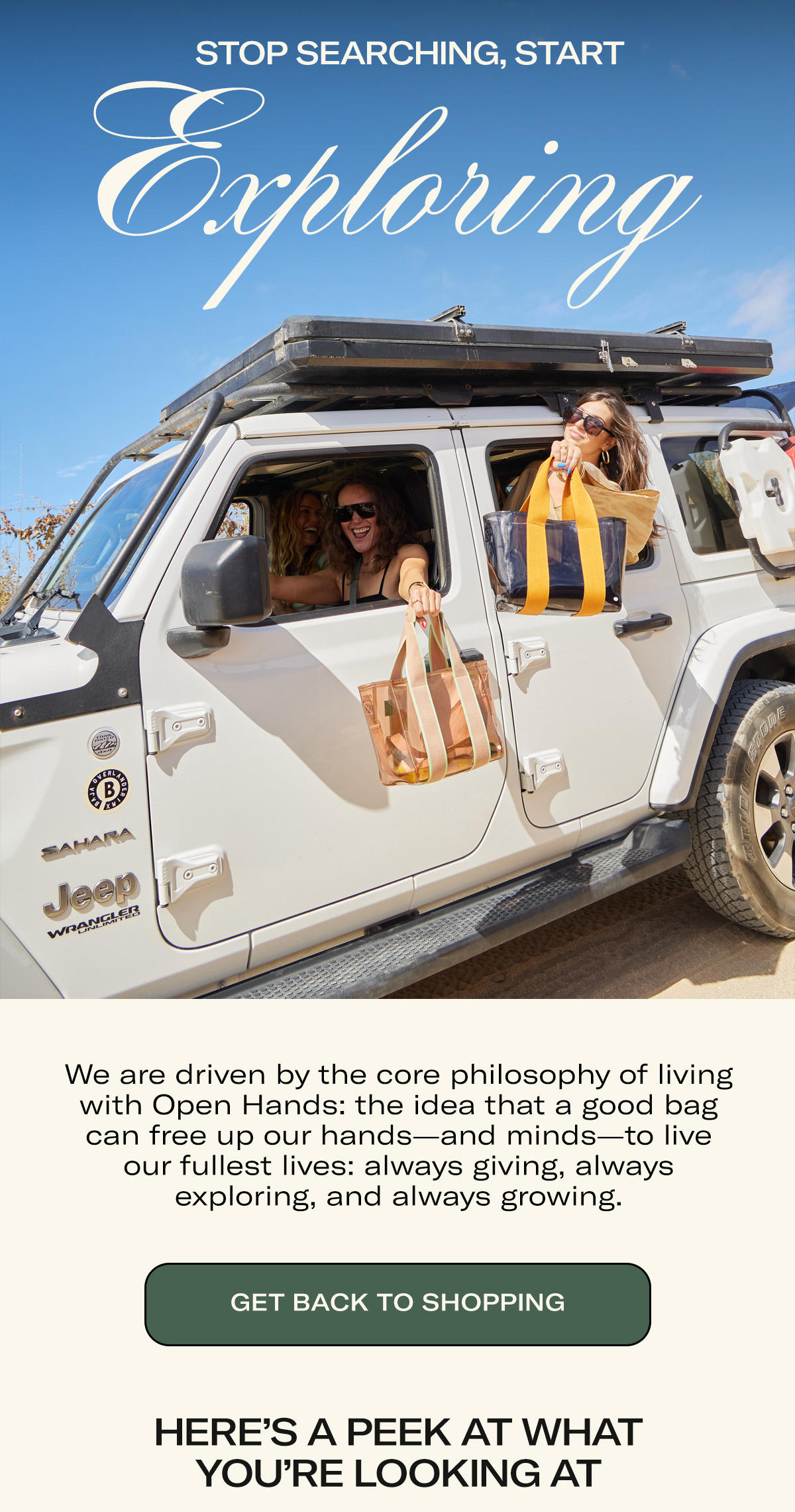 HERO | Stop Searching, Start Exploring | Take me Now 