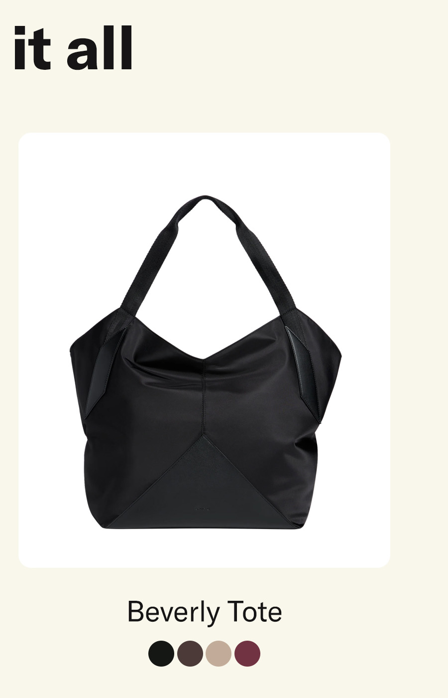 STATE Bags Beverly Tote Black