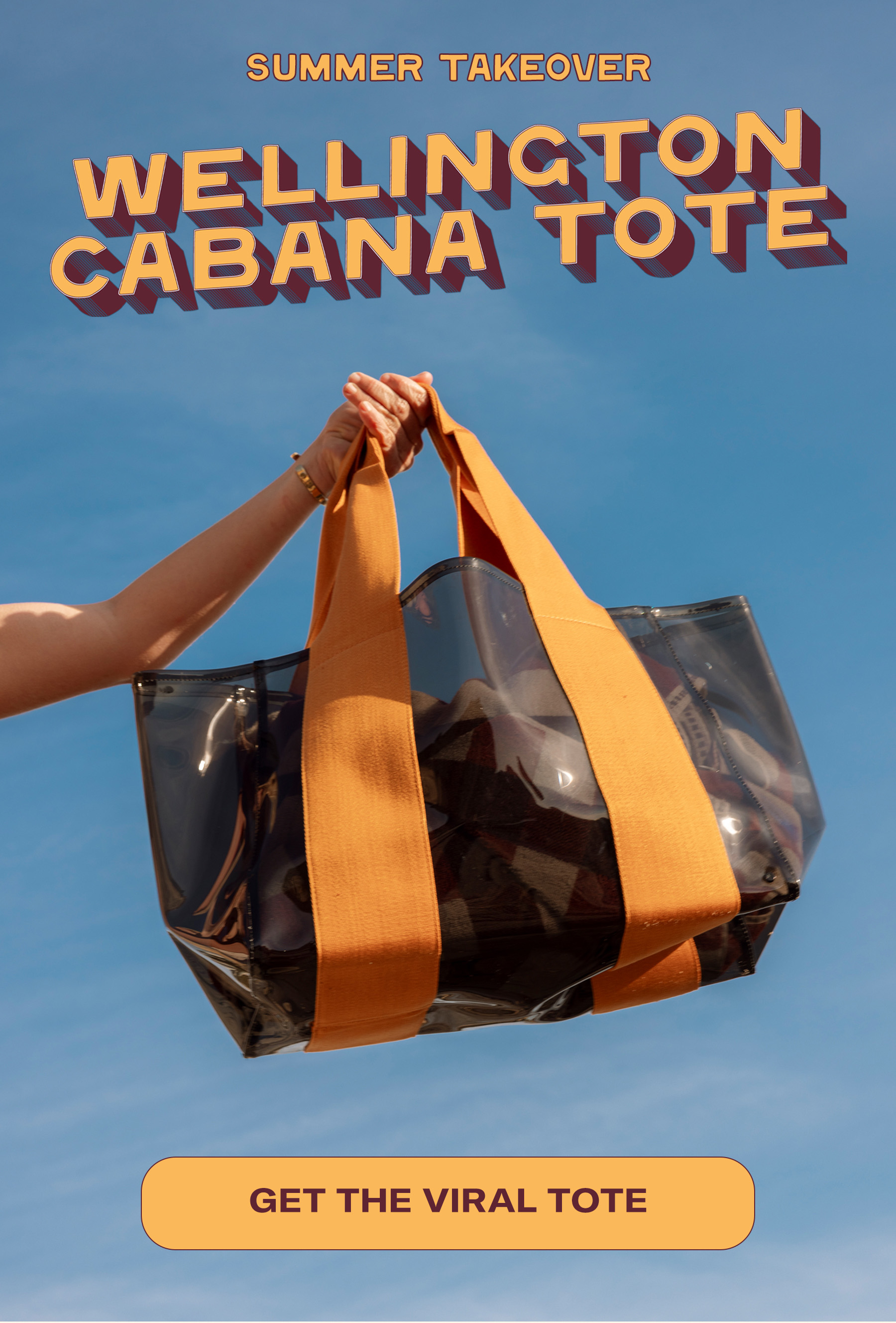 Summer takeover the wellington cabana tote