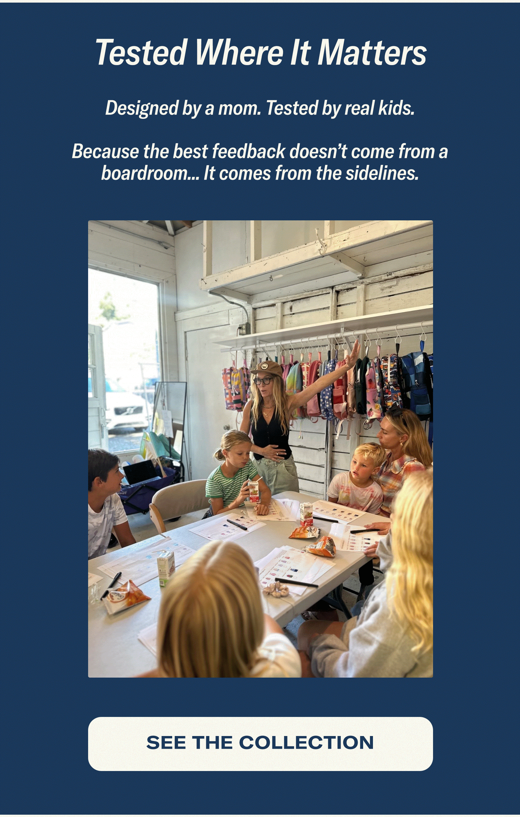 Designed by a mom. Tested by real kids.