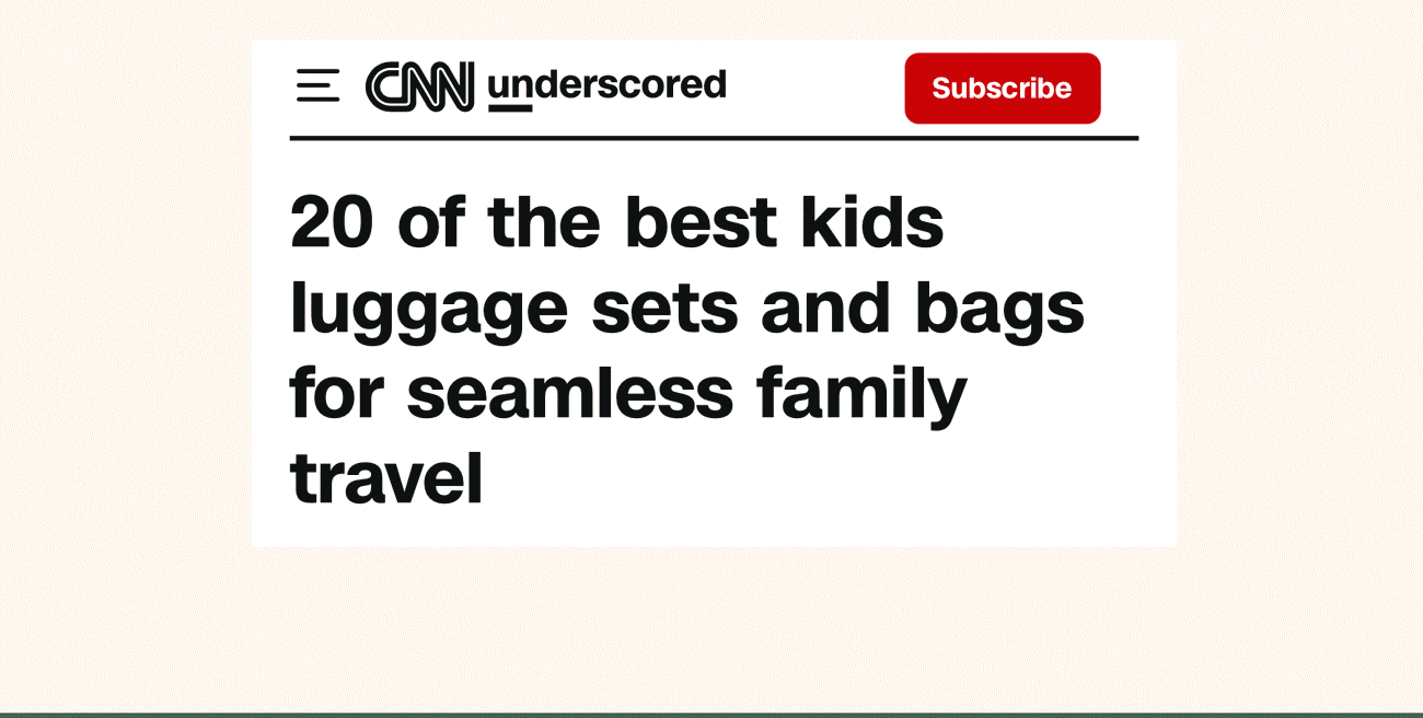 20 of the best kids luggage sets and bags for seamless family travel