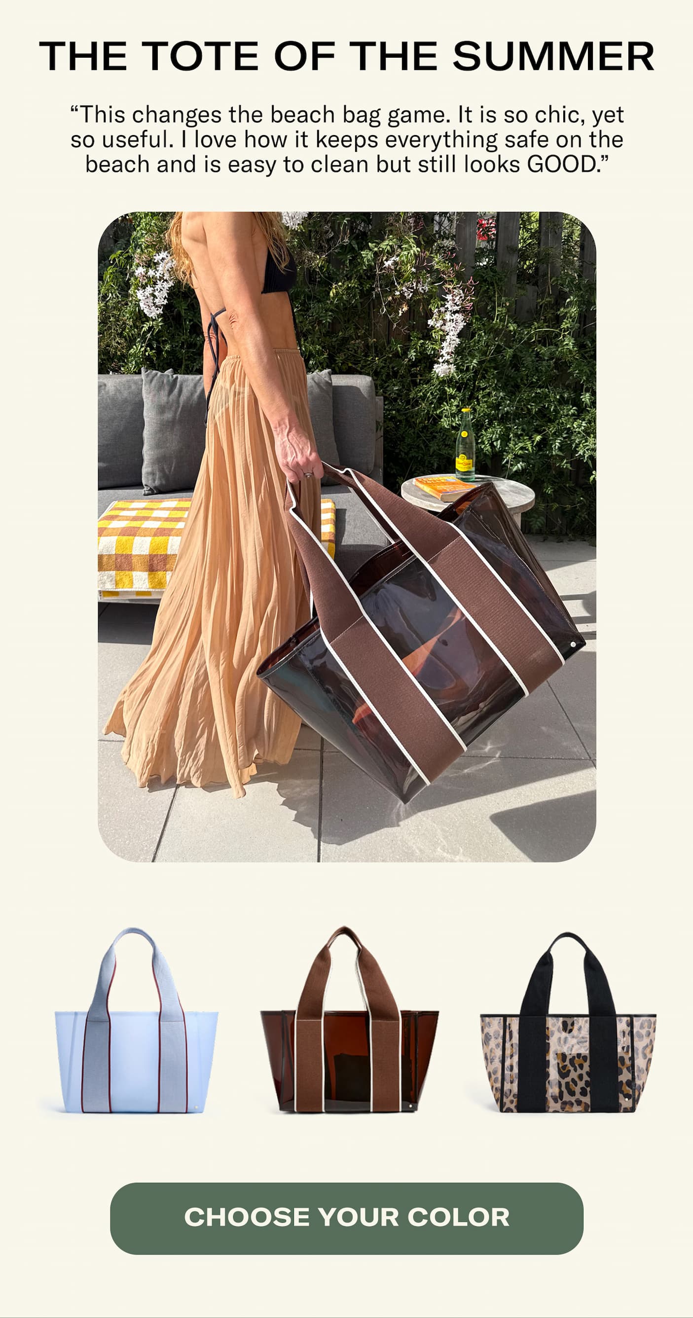 The tote of the summer