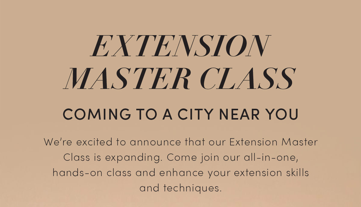 200 Off Extension Master Class The Hair Shop
