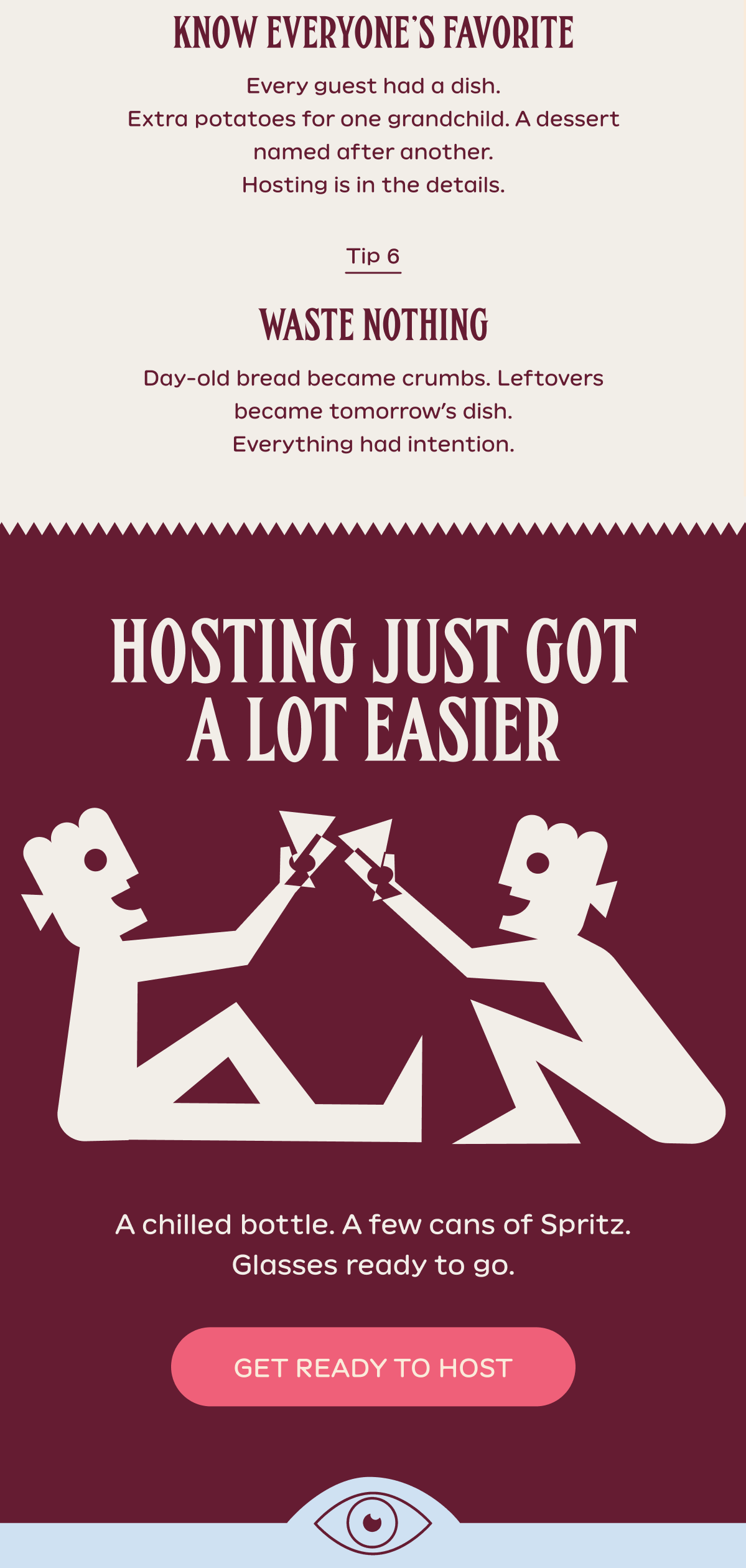 grandmother hosting tips