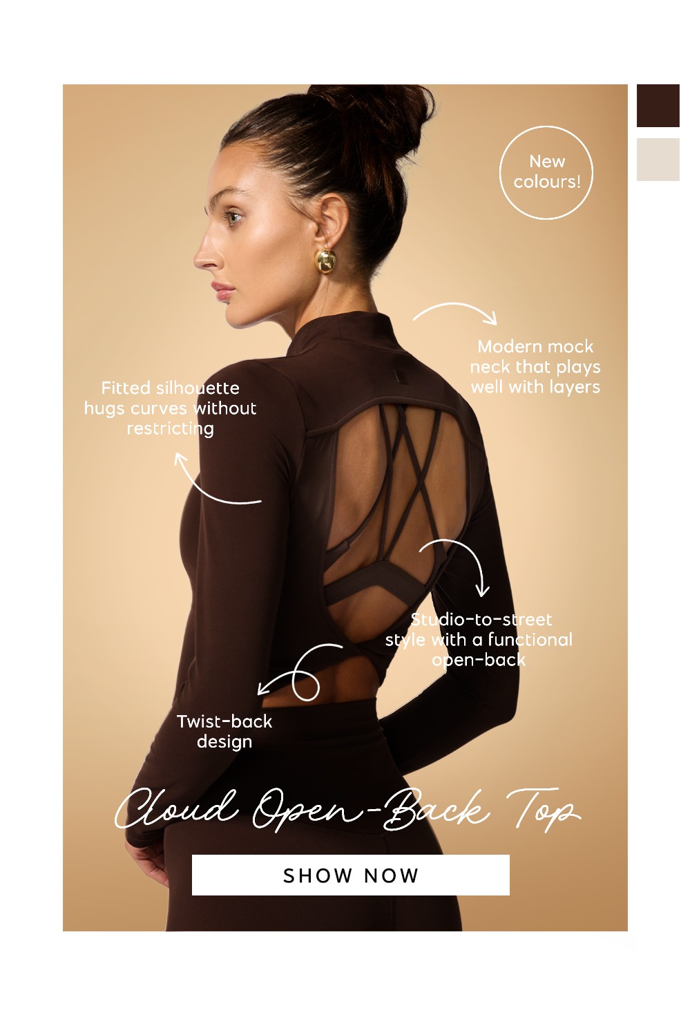 Cloud Open-Back Top | Shop Now