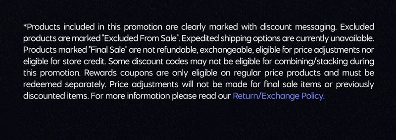 Return/Exchange Policy.