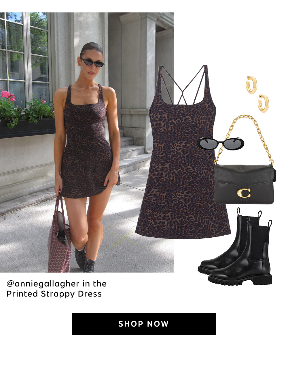 The Printed Strappy Dress | Shop Now