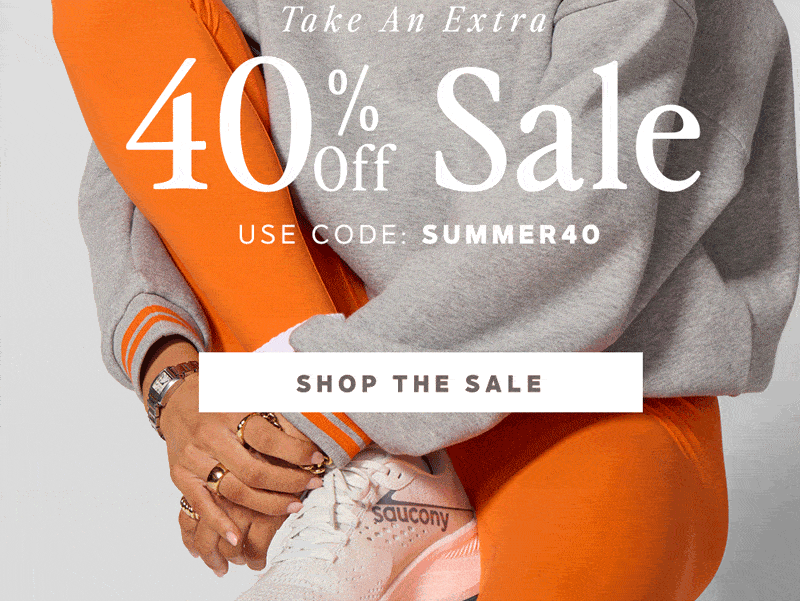 End of Summer Sale, 40% Off | Shop Now