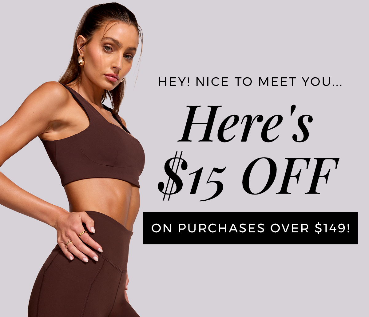 Take $15 OFF on Us