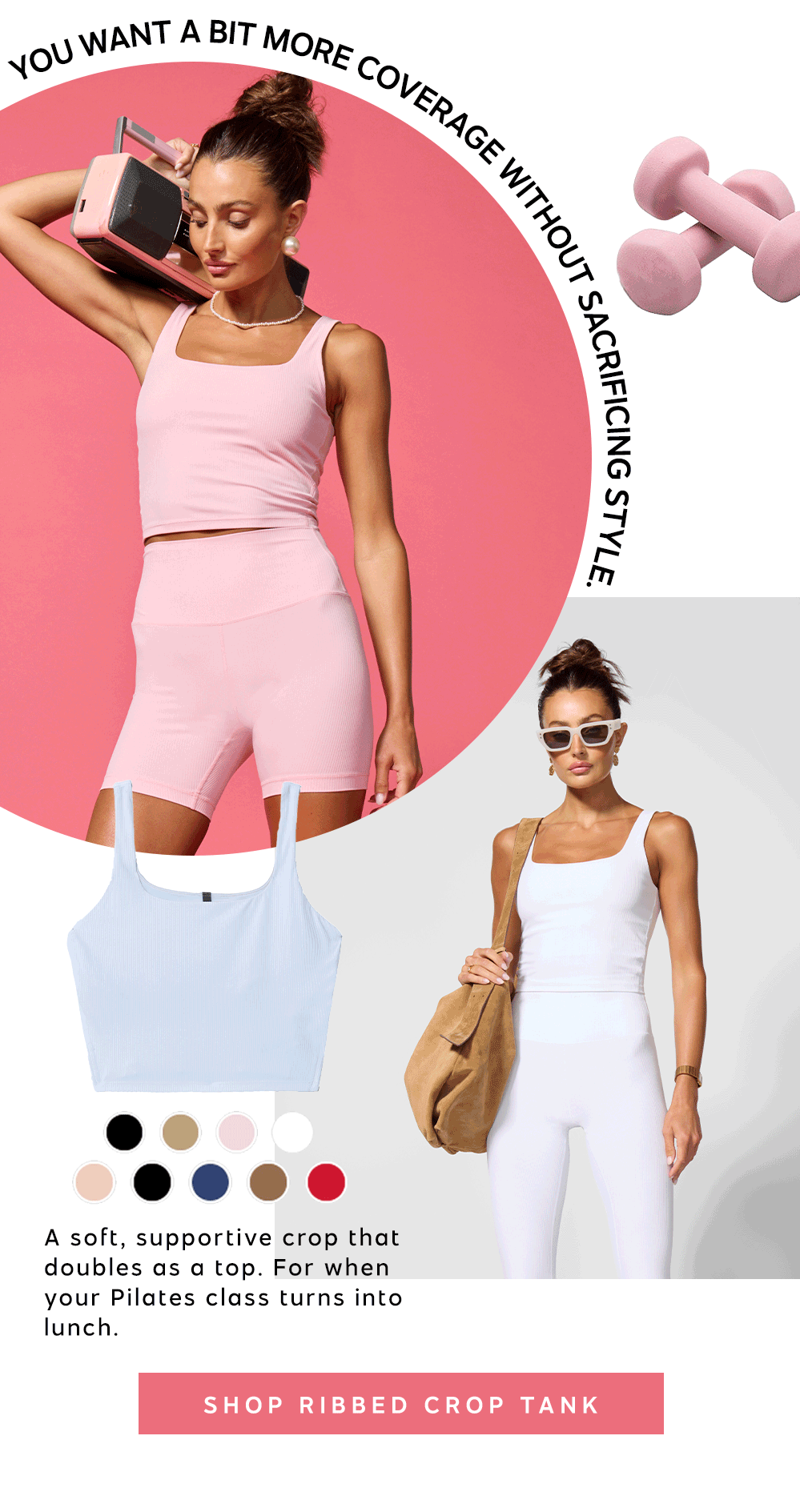 Ribbed Crop Tank. Shop Now