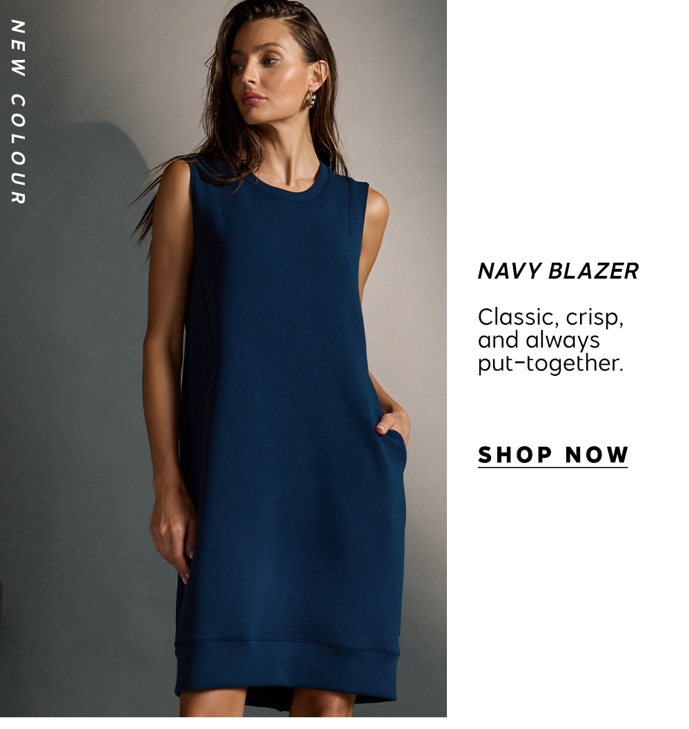 Shop Navy Blazer Dreamweave Dress