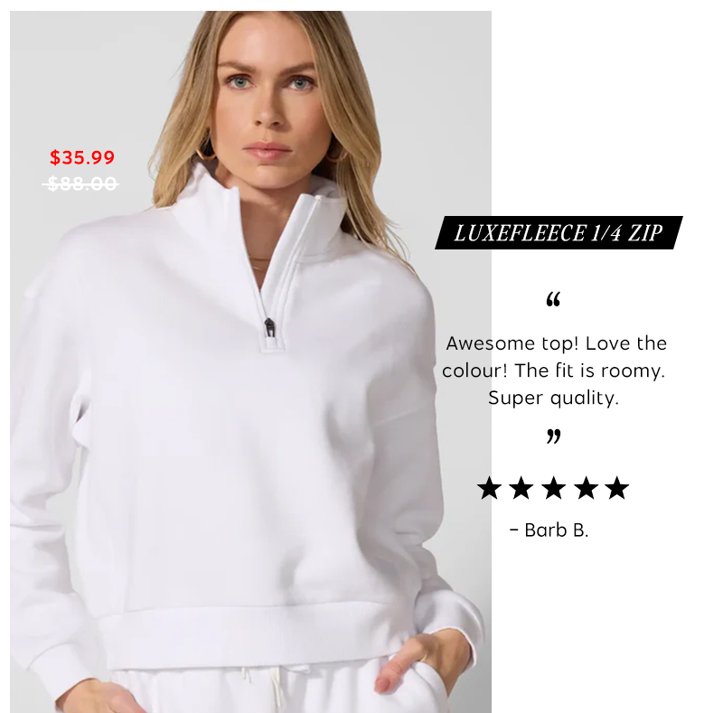 Luxefleece 1/4 Zip | Shop Now