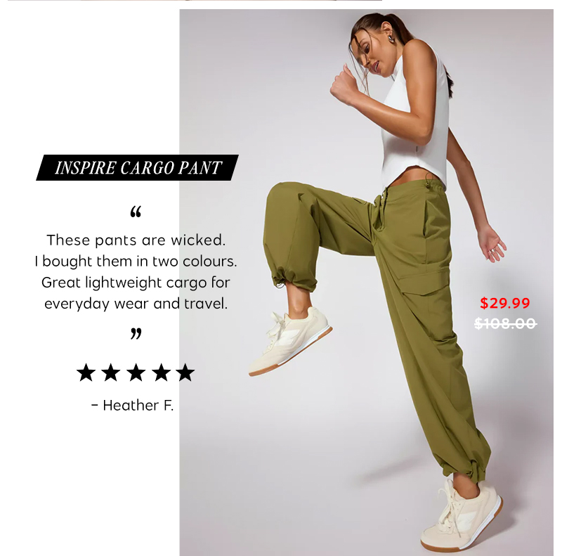 Inspire Cargo Pant | Shop Now