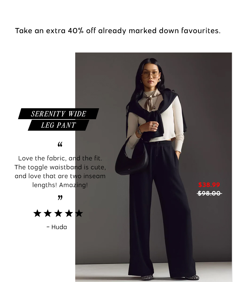 Serenity Wide Leg Pant | Shop Now