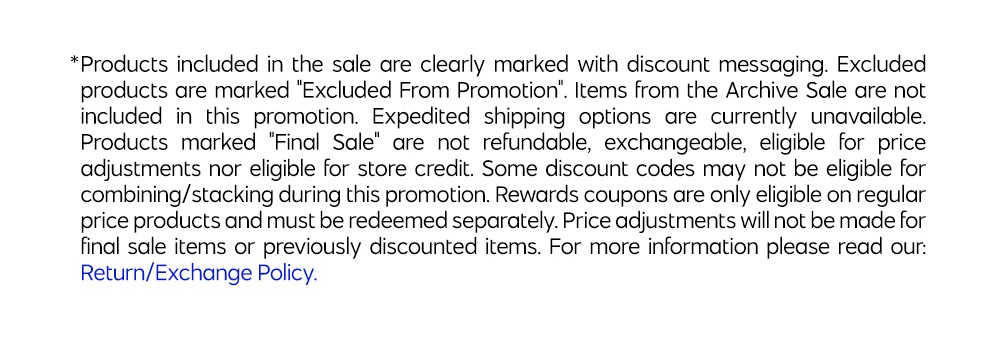 Return & Exchange Policy